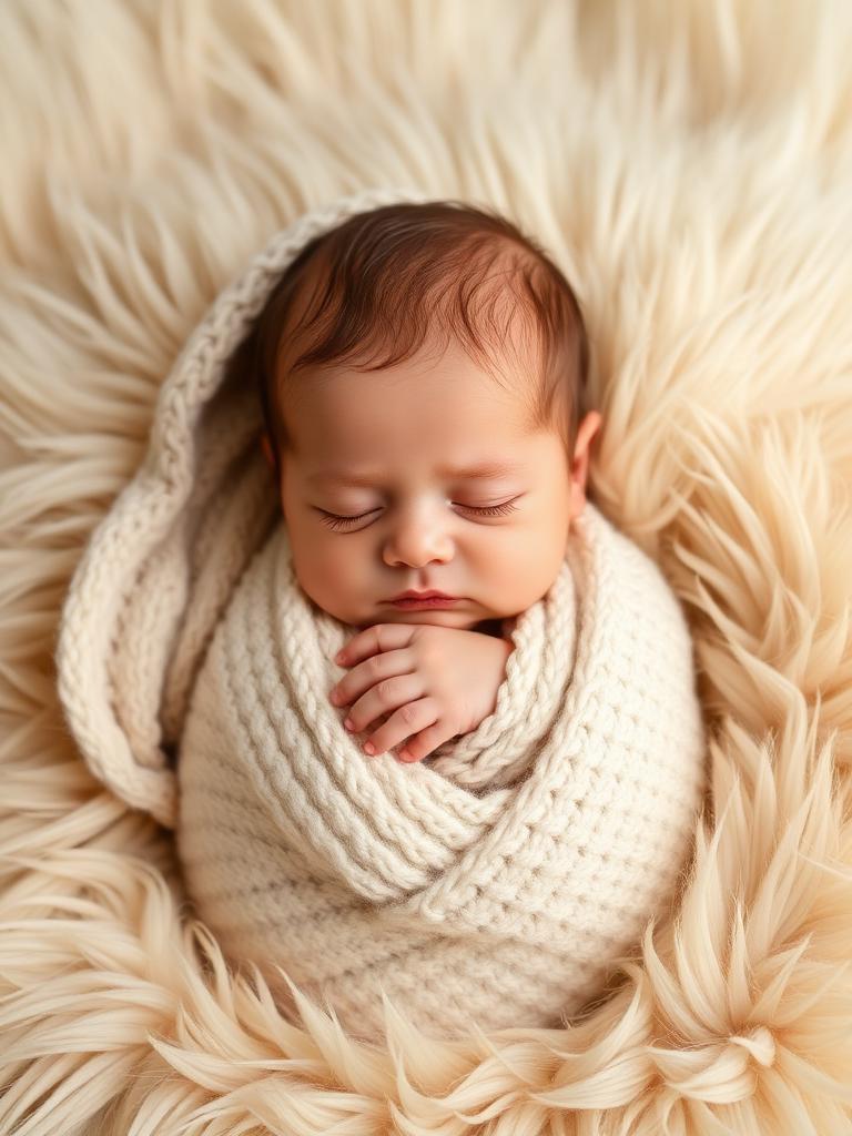 Newborn baby pose ideas in soft wraps
